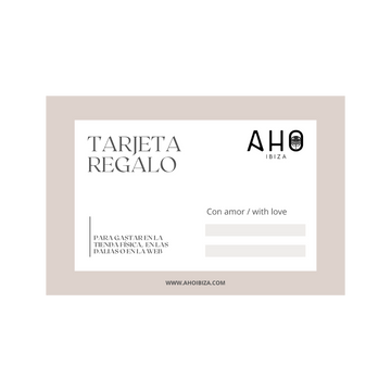 TARJETA REGALO AHO